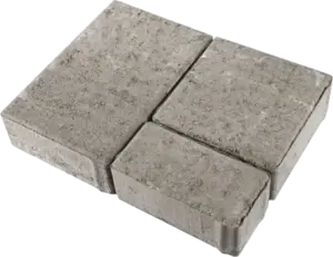 3-osaline mosaiiksillutiskivi läbipaistva taustaga