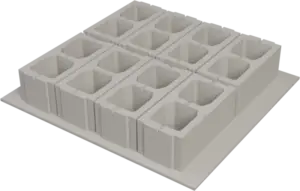 ARC245 — 240 mm pika seeria MIX-komplekt läbipaistva taustaga