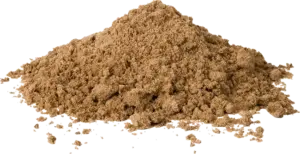 Sõelutud liiv (karjääri toode) läbipaistva taustaga