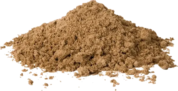 Sõelutud liiv (karjääri toode) läbipaistva taustaga