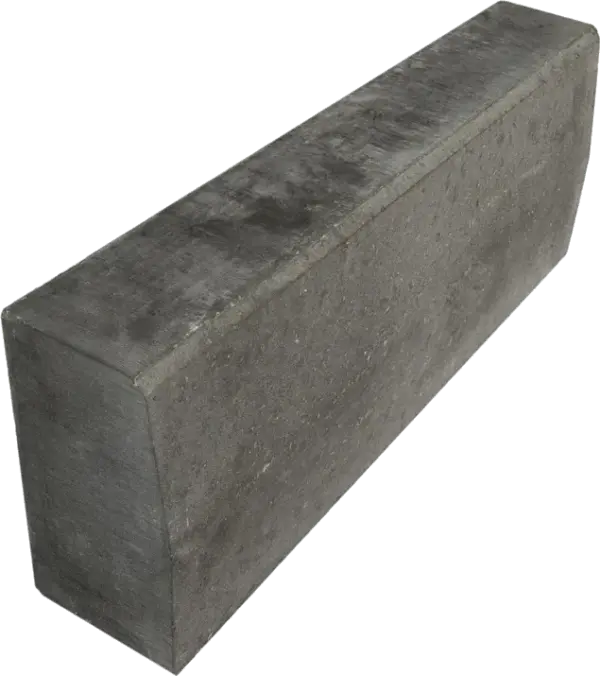 Sõidutee äärekivi läbipaistva taustaga